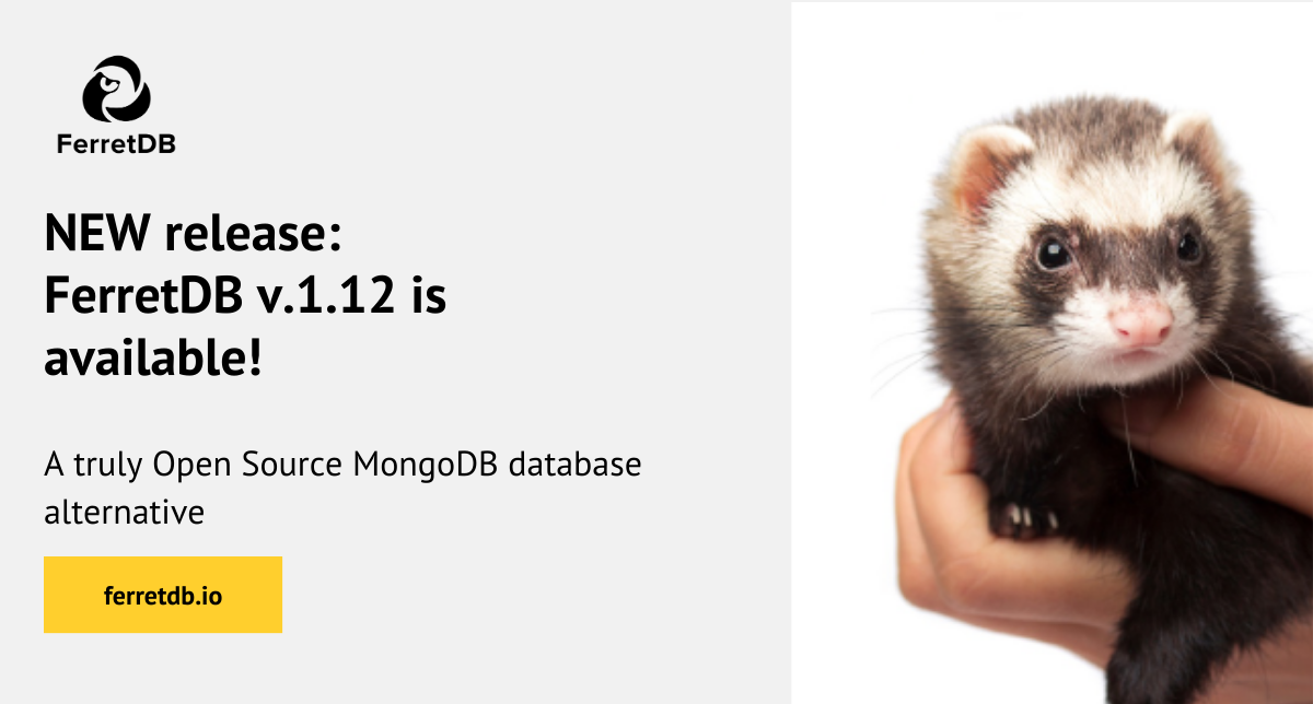 FerretDB v.1.12 - new release